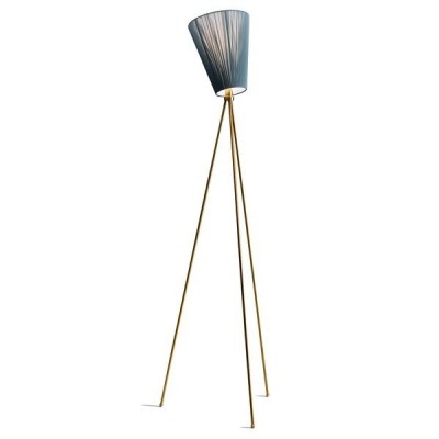 Modern Oslo wood floor lamp