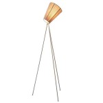 Modern Oslo wood floor lamp
