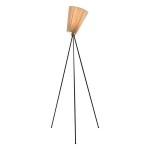 Modern Oslo wood floor lamp