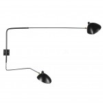 Modern Swing Arm Wall Sconce Light Fixture for Bedroom Living Room