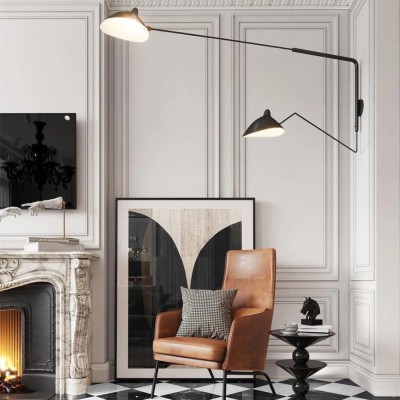 Modern Swing Arm Wall Sconce Light Fixture for Bedroom Living Room Modern Swing Arm Wall Sconce Light Fixture for Bedroom Living Room