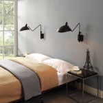 Modern Swing Arm Wall Sconce Light Fixture for Bedroom Living Room