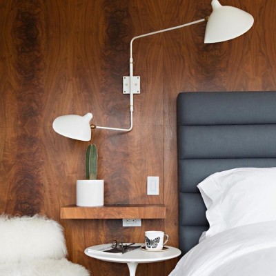 Modern Swing Arm Wall Sconce Light Fixture for Bedroom Living Room Modern Swing Arm Wall Sconce Light Fixture for Bedroom Living Room