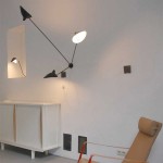 Modern Swing Arm Wall Sconce Light Fixture for Bedroom Living Room