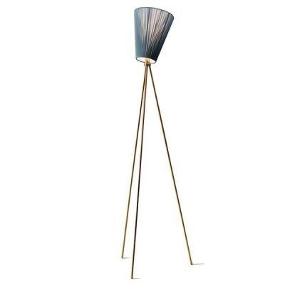 Modern Oslo wood floor lamp