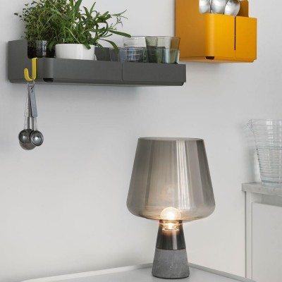 Tommaso Leimu Glass Table Lamp|Cement Desk Light Tommaso Leimu Glass Table Lamp|Cement Desk Light