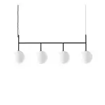Lyra Minimalist Sophisticated Globe Glass Pendant Light