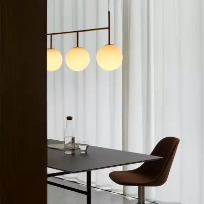 Lyra Minimalist Sophisticated Globe Glass Pendant Light