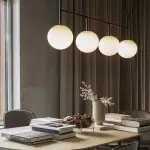 Lyra Minimalist Sophisticated Globe Glass Pendant Light