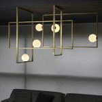 Ozwa Mondrian Glass Ceiling Light Ozwa Mondrian Glass Ceiling Light