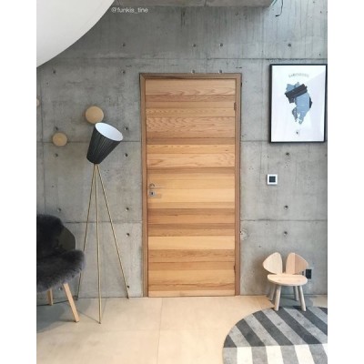 Modern Oslo wood floor lamp