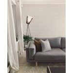 Modern Oslo wood floor lamp