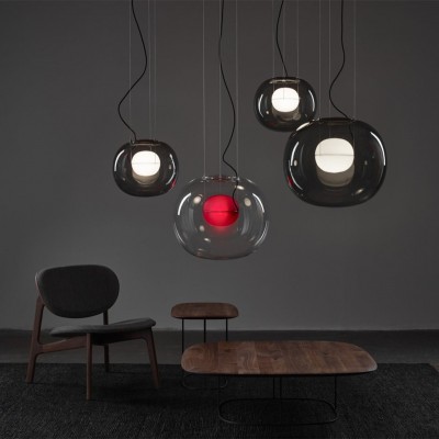 Fabio Big One Glass Pendant Lights Fabio Big One Glass Pendant Lights
