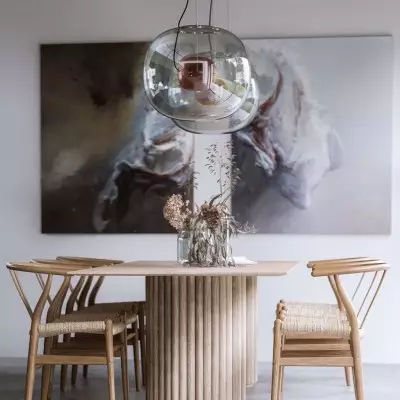 Fabio Big One Glass Pendant Lights Fabio Big One Glass Pendant Lights