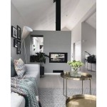 Modern Oslo wood floor lamp