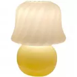 Tiziano Cream Mushroom Table Lamp