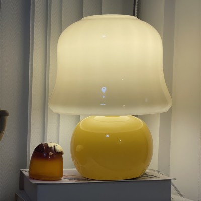 Tiziano Cream Mushroom Table Lamp Tiziano Cream Mushroom Table Lamp
