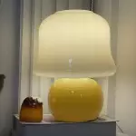 Tiziano Cream Mushroom Table Lamp