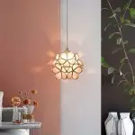 Hayden White Silk Ball Bubble Pendant Light Hayden White Silk Ball Bubble Pendant Light