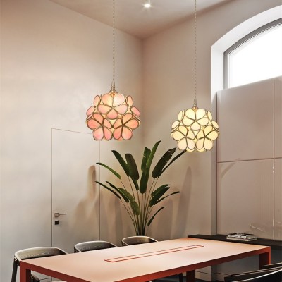 Viviana Glass Petal Pendant Lights Viviana Glass Petal Pendant Lights
