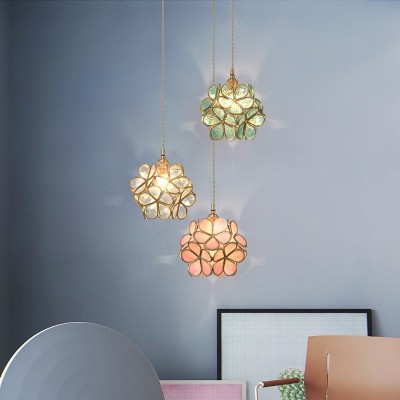 Viviana Glass Petal Pendant Lights Viviana Glass Petal Pendant Lights