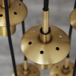 Glass ball chandelier