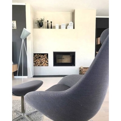 Modern Oslo wood floor lamp