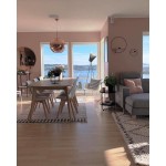 Modern Oslo wood floor lamp