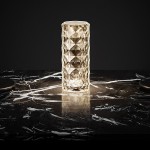 Manuel Marquis Rose Table Lamp, Modern Rechargeable LED Cordless Table Light