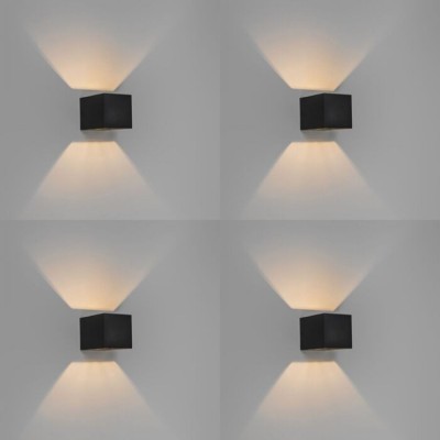 Priya 4 Pack Black Wall Sconce, Transfer Set of 4 Wall Lamp Priya 4 Pack Black Wall Sconce, Transfer Set of 4 Wall Lamp