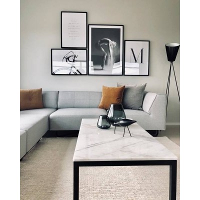 Modern Oslo wood floor lamp