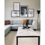 Modern Oslo wood floor lamp