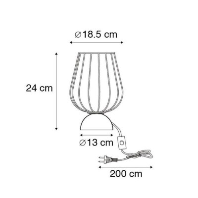 Eshaal Palica Cage Table Lamp Eshaal Palica Cage Table Lamp