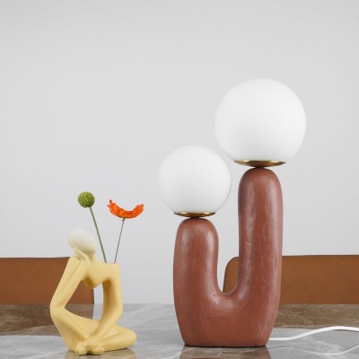 Mila Creative U Shaped Resin Table Lamp Mila Creative U Shaped Resin Table Lamp