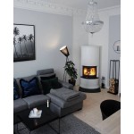 Modern Oslo wood floor lamp