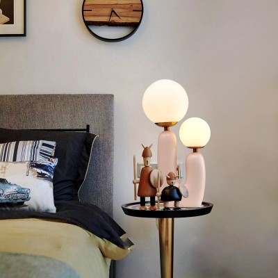 Mila Creative U Shaped Resin Table Lamp Mila Creative U Shaped Resin Table Lamp