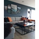 Modern Oslo wood floor lamp