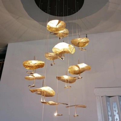 Aarohi Decorative Lotus Leaf Gold Brass Wall Sconce Aarohi Decorative Lotus Leaf Gold Brass Wall Sconce