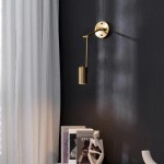 Meera Minimalist Industrial Swing Arm Wall Lamp