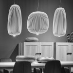 Gianni Lightweight Spokes Shaped LED Pendant Lamp