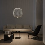 Gianni Lightweight Spokes Shaped LED Pendant Lamp