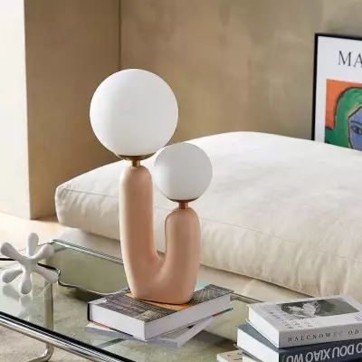 Mila Creative U Shaped Resin Table Lamp Mila Creative U Shaped Resin Table Lamp