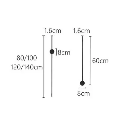 Aaradhya Modern Minimalist Rotatable Linear Black LED Wall Light Aaradhya Modern Minimalist Rotatable Linear Black LED Wall Light