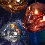 Amalia Irregular Globe Melt Pendant Light