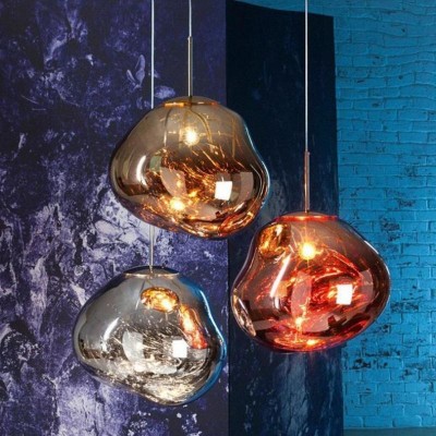 Amalia Irregular Globe Melt Pendant Light Amalia Irregular Globe Melt Pendant Light