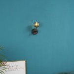 Abhaya Crystal Ball Candle Wall Sconces Light