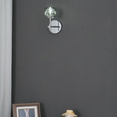 Abhaya Crystal Ball Candle Wall Sconces Light Abhaya Crystal Ball Candle Wall Sconces Light