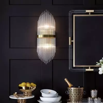 Saanvi Crystal Wall Sconce Saanvi Crystal Wall Sconce