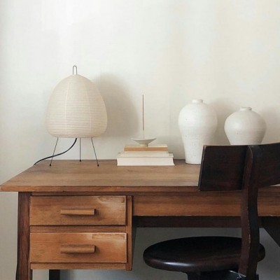 Salvatore Japanese Paper Akari Table Lamp 1A Salvatore Japanese Paper Akari Table Lamp 1A
