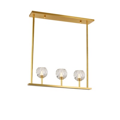 Adonis Linear Cristal Chandelier Light